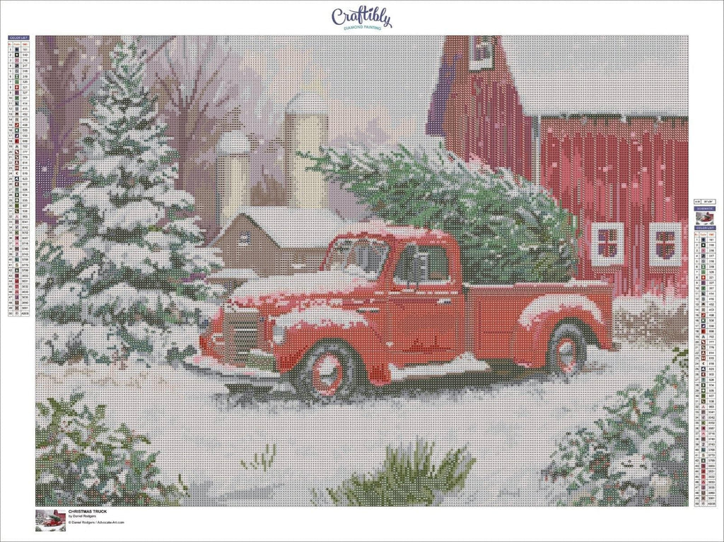 Christmas Truck - Craftibly