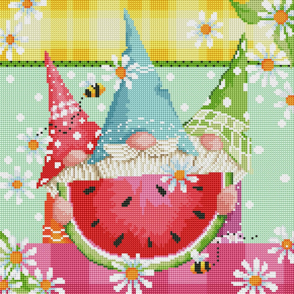 Gnomes Watermelon - Craftibly