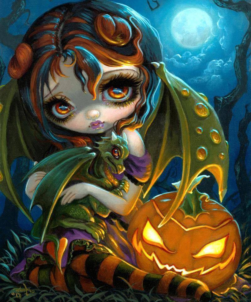 Halloween Dragonling - Craftibly