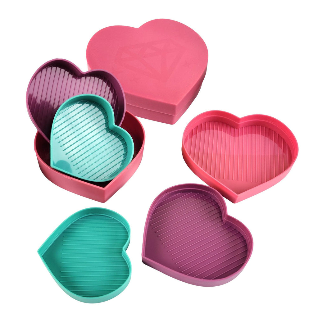 Nesting Heart Trays 3 Pack - Craftibly